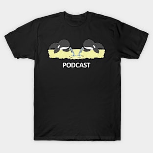 Orca Podcast - White Lettering T-Shirt